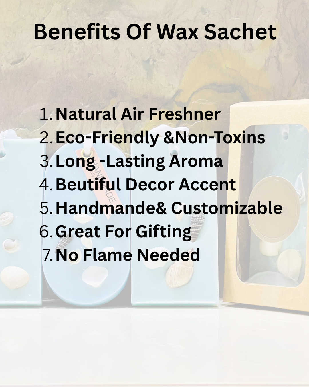 Wax Sachet | Scented Bar  | Secret Ocean