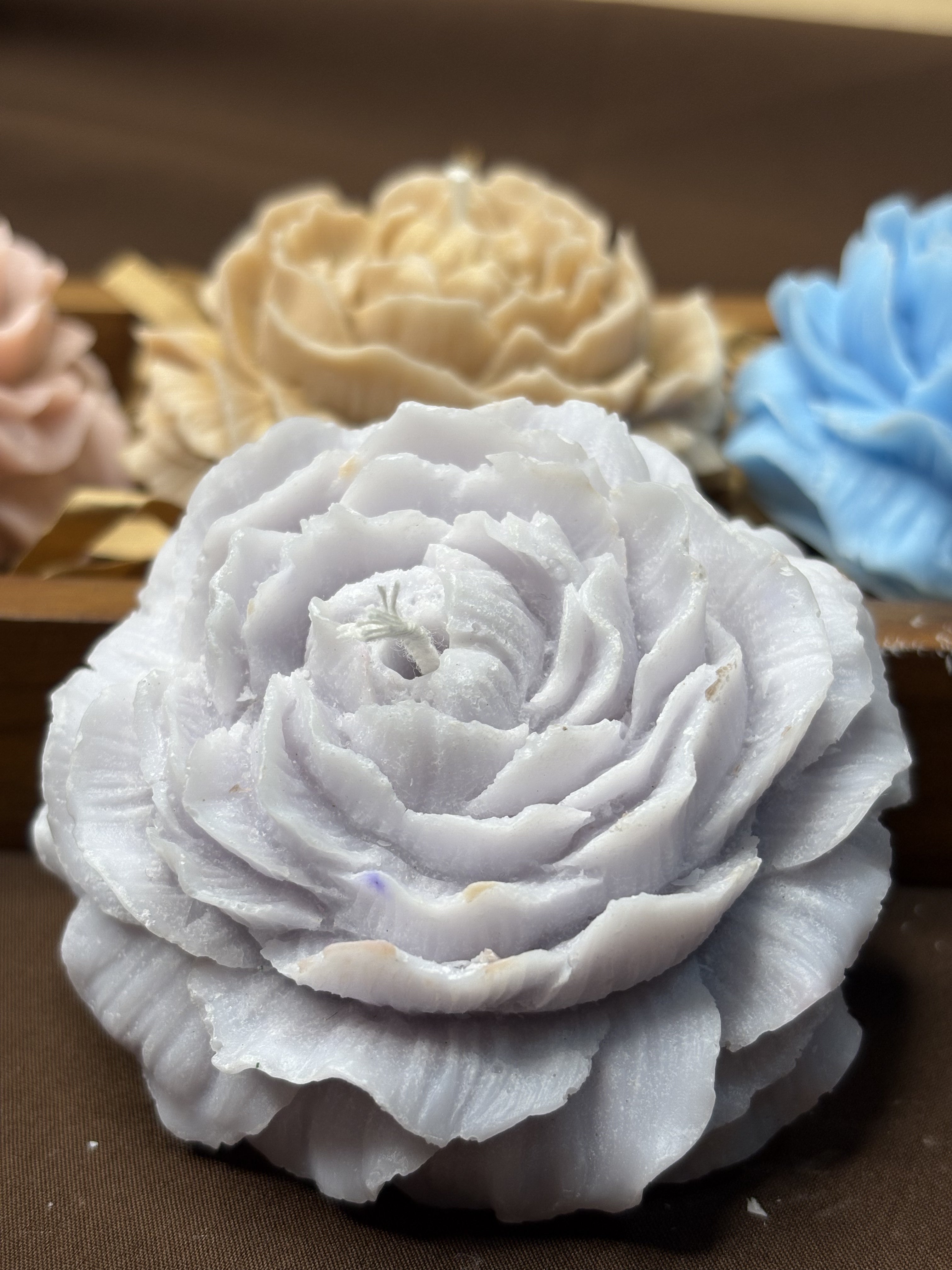 Peony Candle |  Floral Scented | 100% Pure Soy Wax Candle