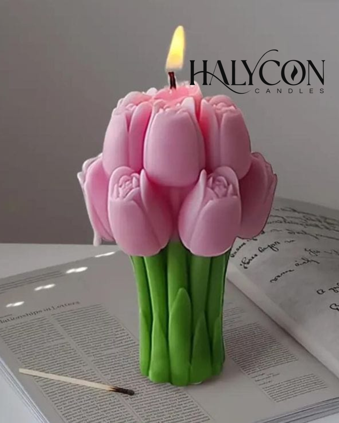 Tulip Bouquet Candle | Scented Candle | Clean Burn | Gifiting