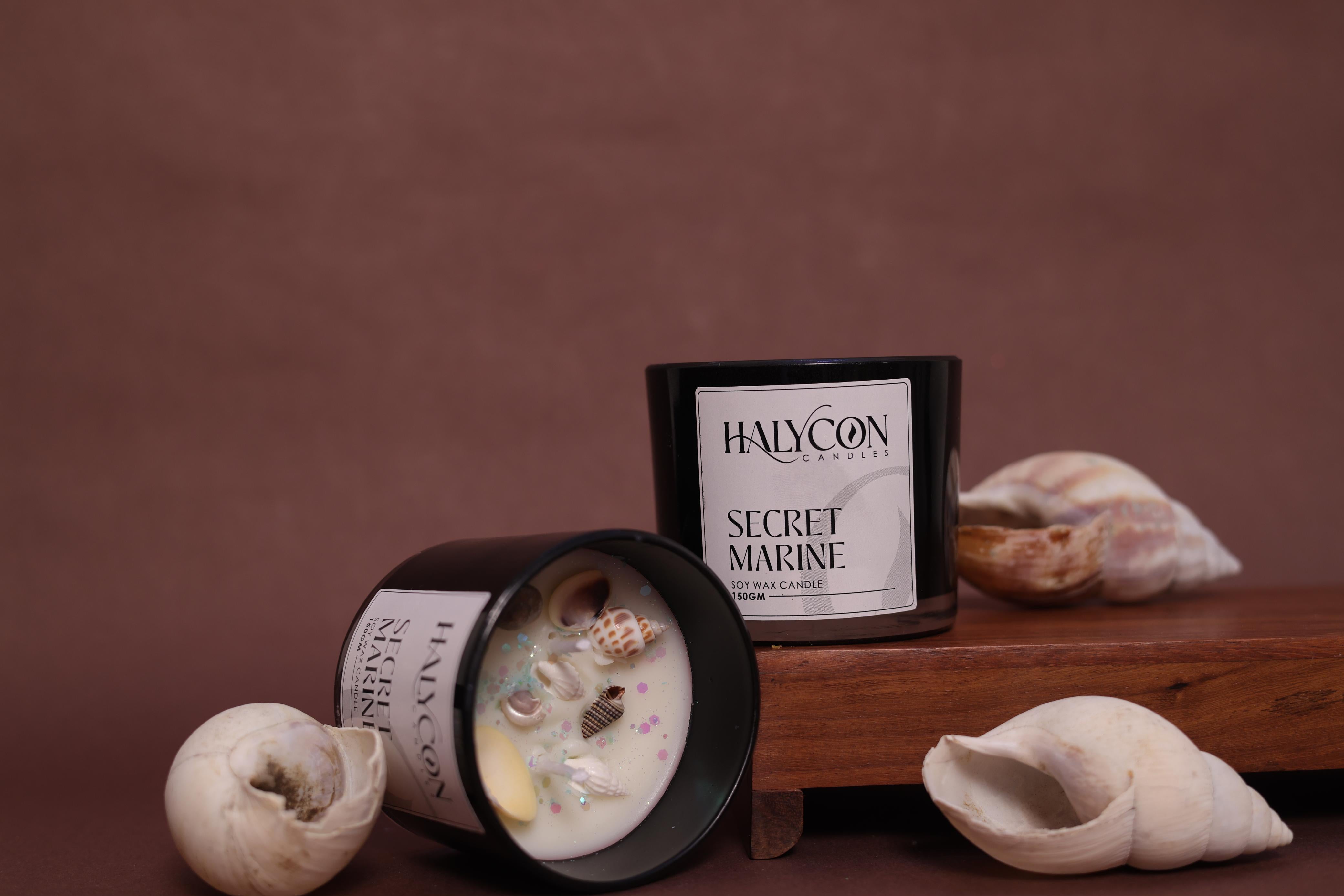 Secret Marine | Sea Theme candle |Scented Candle |