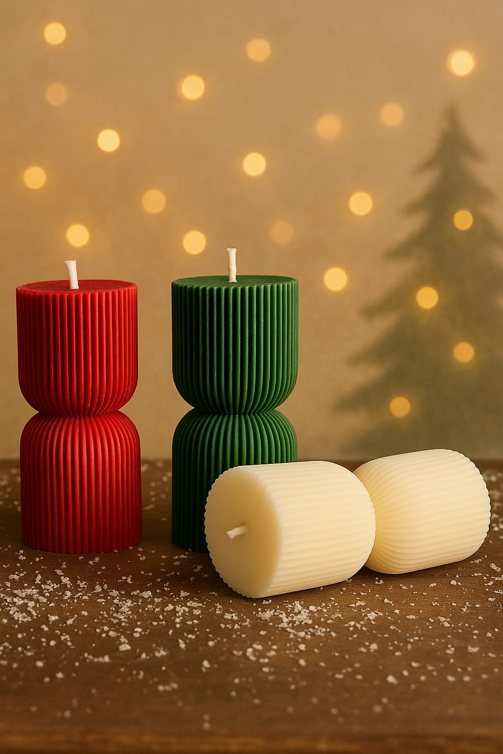 Christmas Pillar Candle