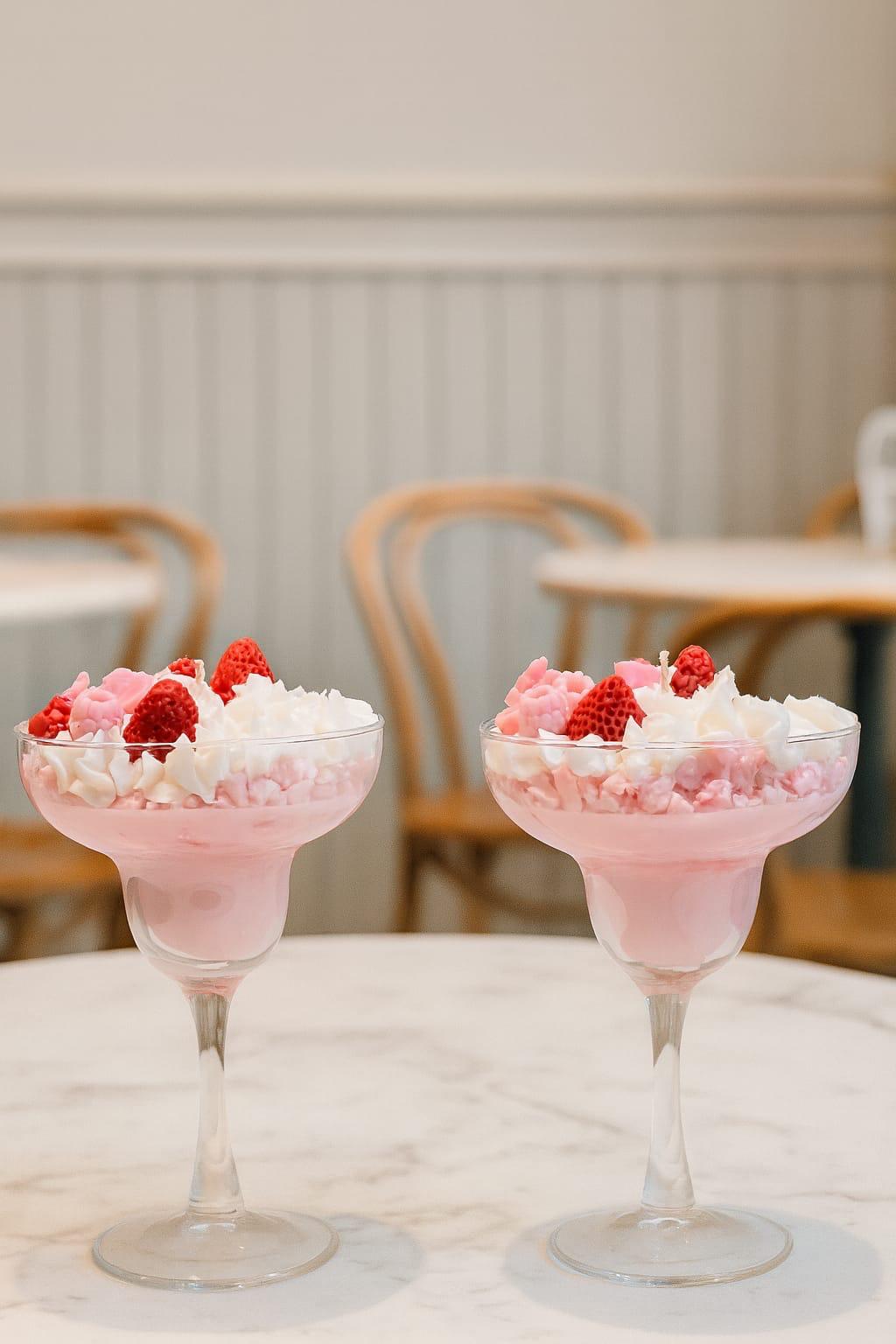 Strawberry Dessert Candle