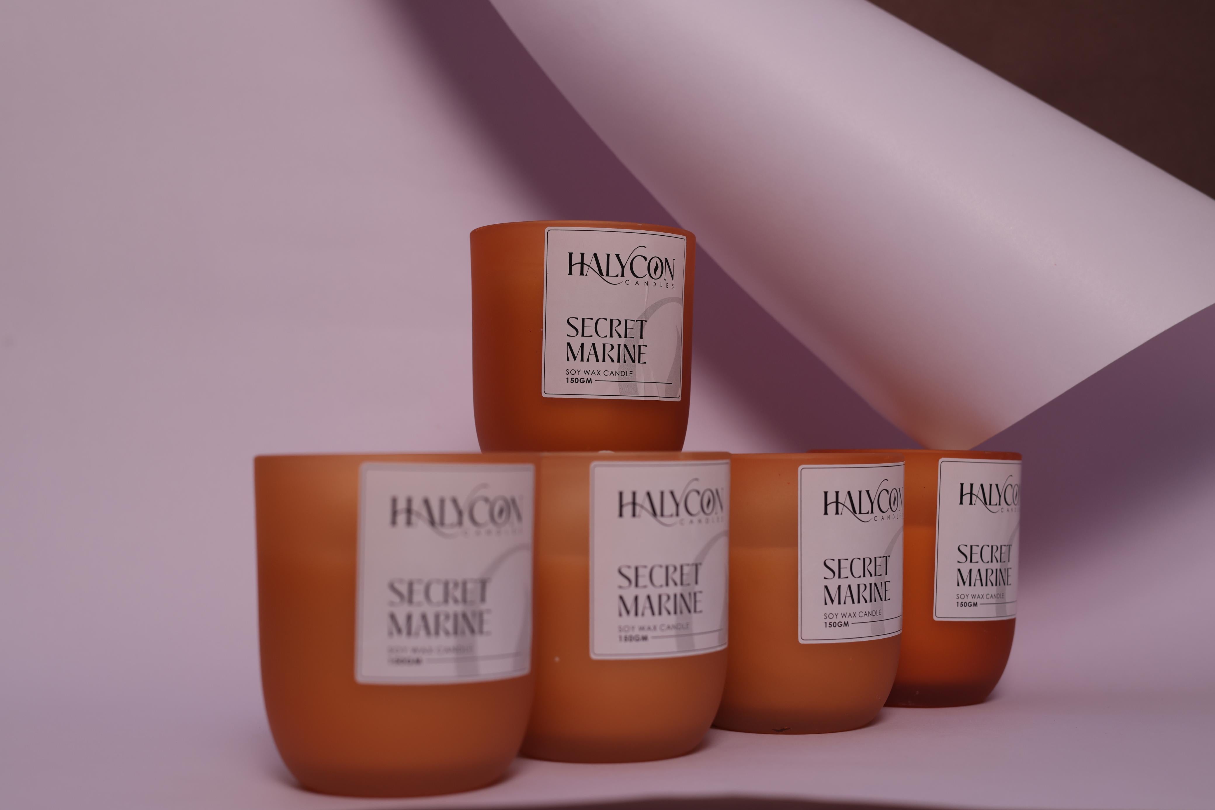 Sceret Marine Candle Jar | Botanical Candle