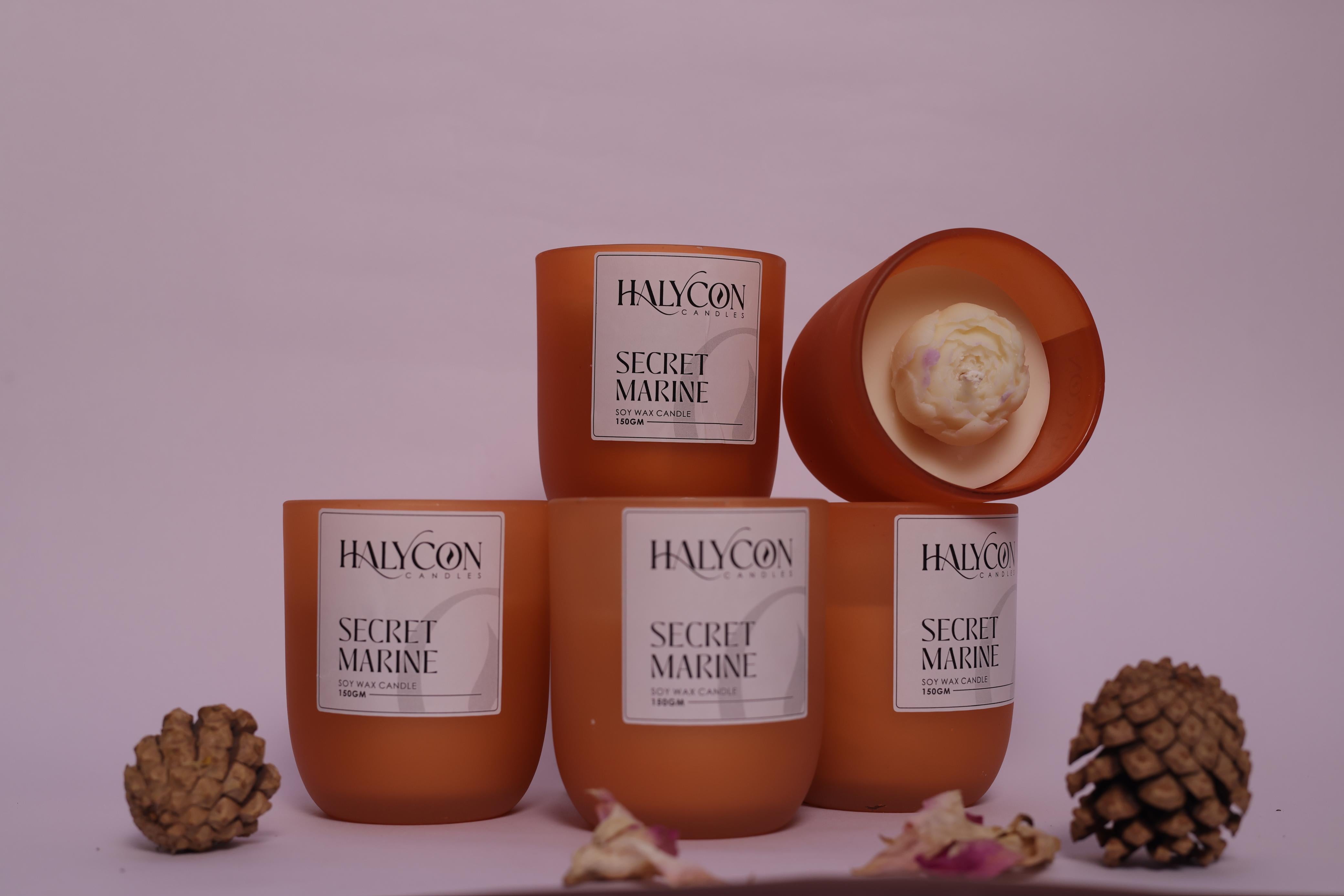 Sceret Marine Candle Jar | Botanical Candle