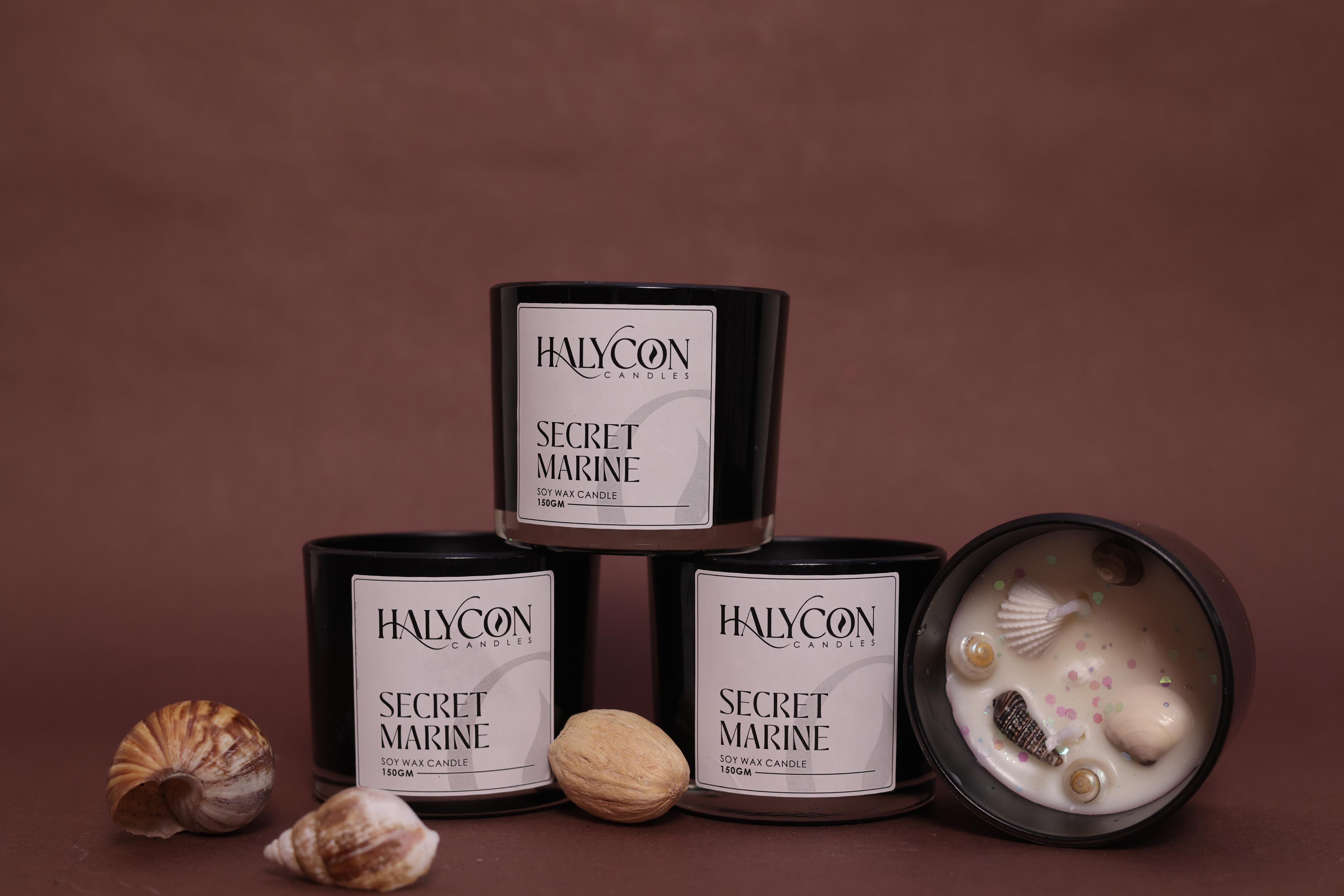 Secret Marine | Sea Theme candle |Scented Candle |