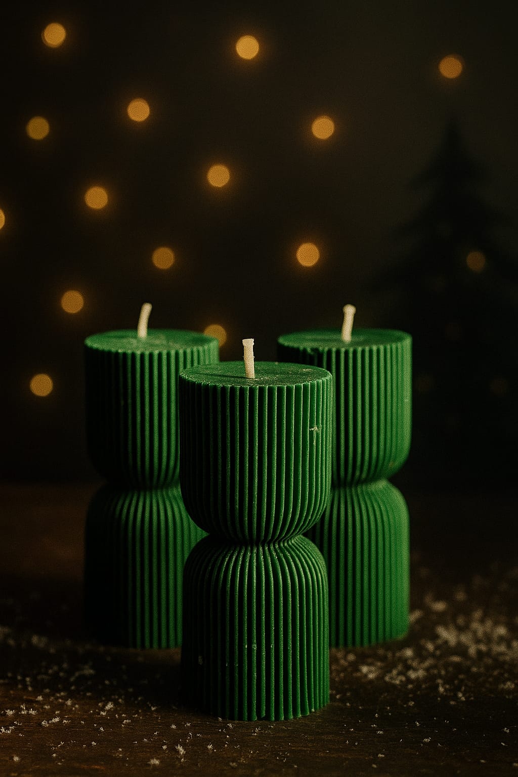 Christmas Pillar Candle