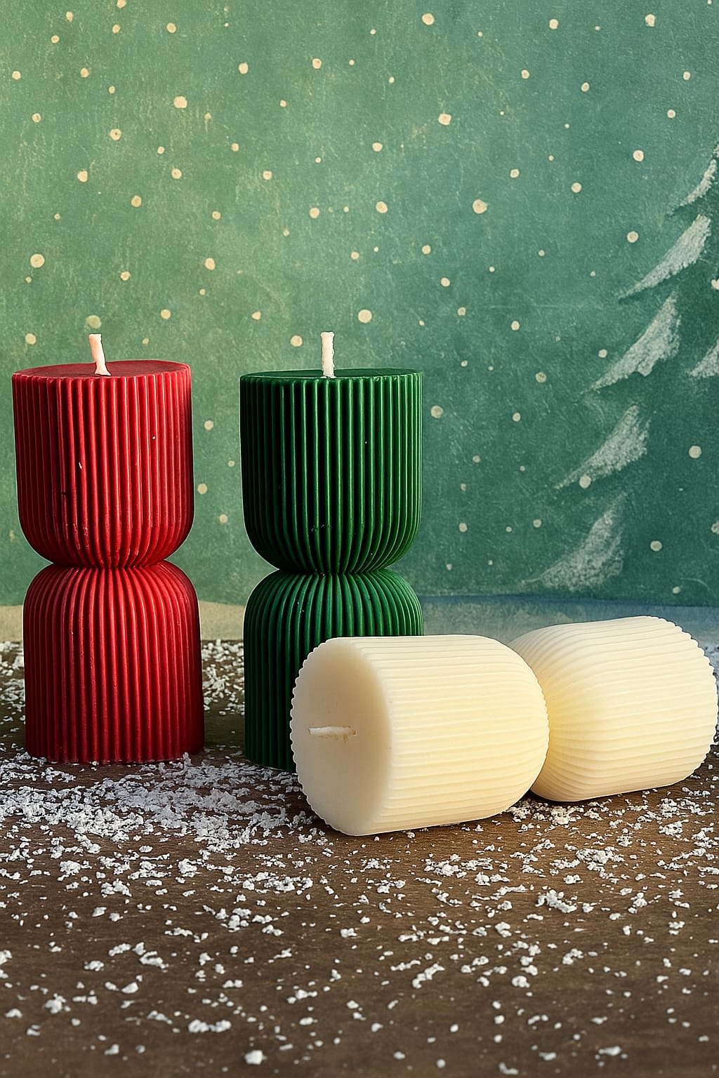 Christmas Pillar Candle