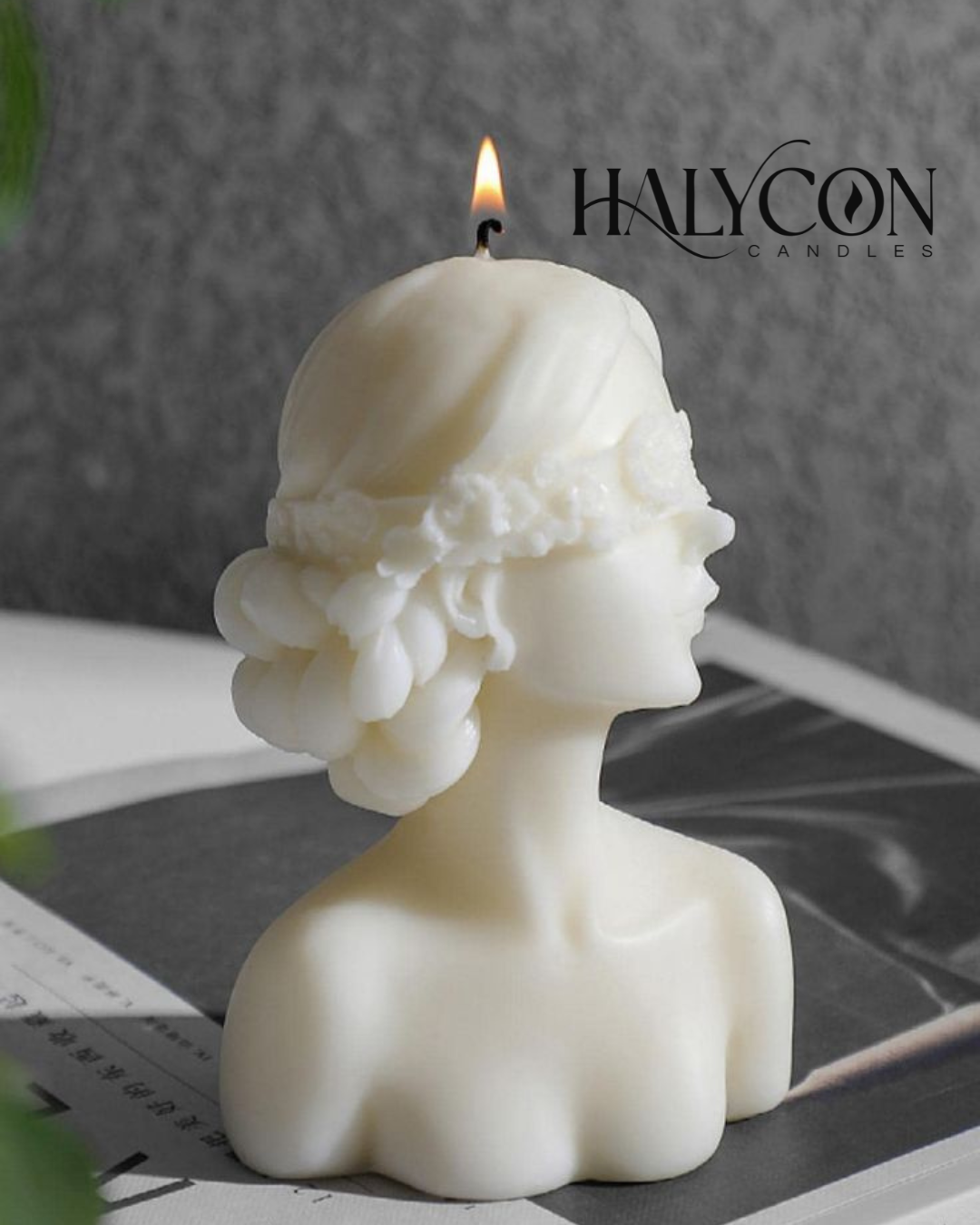 Blind Flod Lady | Fresh Floral Scented Cnadle | Toxins Free | Clean-burn | Premium Soy Wax | 100% Natural