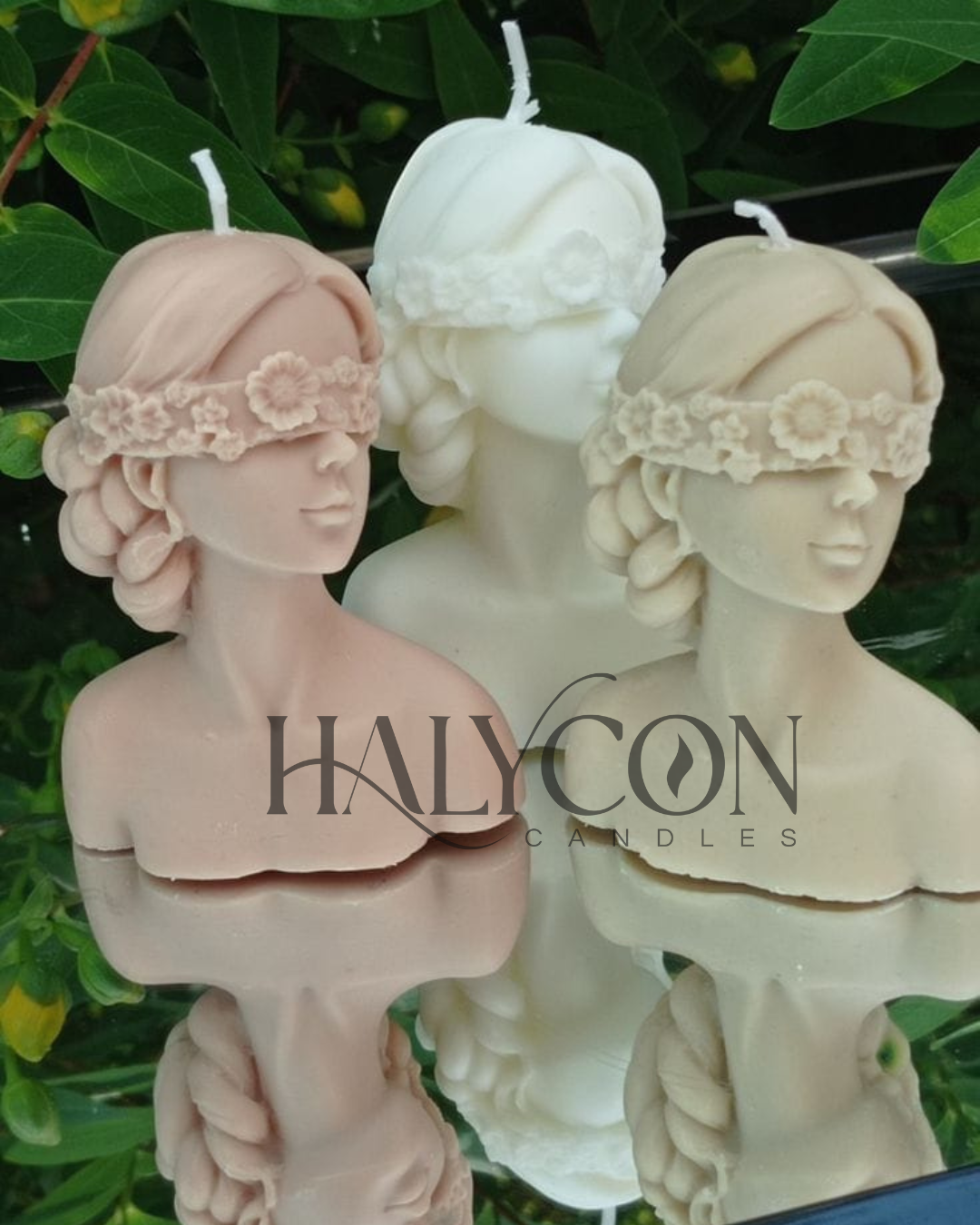 Blind Flod Lady | Fresh Floral Scented Cnadle | Toxins Free | Clean-burn | Premium Soy Wax | 100% Natural